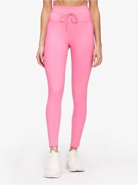 l*space Hot Pink Ribbed High-Waist Leggings with Drawstring